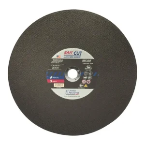 United Abrasives Saitech Steel Worker PP Chop Saw Wheel, 14″ x 3/32″ x 1″ | 24053