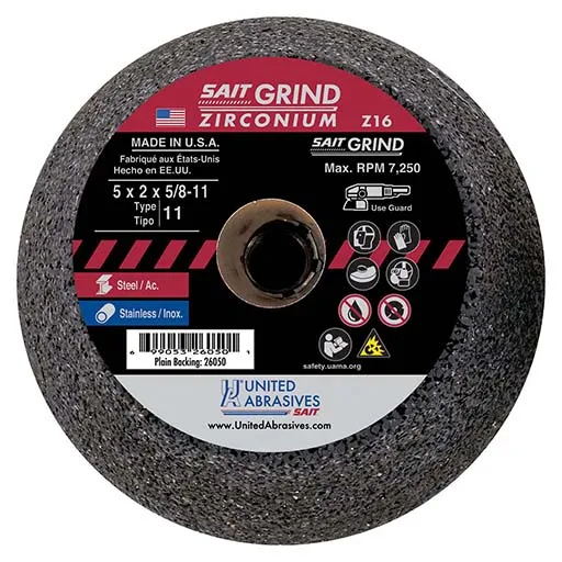 UA – SAIT Z16 Cup Wheel – 5 in | 26050
