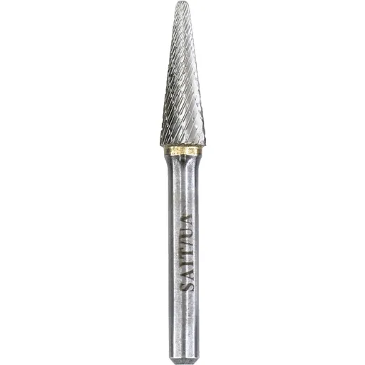 United Abrasives Double Cut Carbide Burs, SL3, 3/8″ x 1-1/16″ x 3″ x 1/4″ | 45026