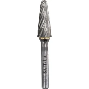 United Abrasives Single Cut NF Carbide Burs, SL4NF, 1/2″ x 1-1/8″ x 3″ x 1/4″ | 45055