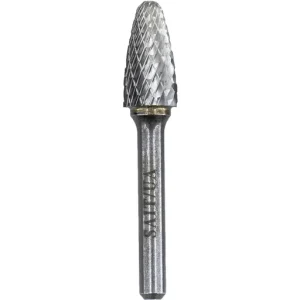United Abrasives Inc. Heavy Duty Carbide Burs – Type SF5 – 1/2″ x 1″ x 1/4″ | 45145