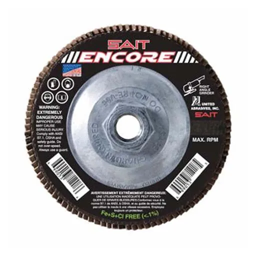 SAIT – Encore Flap Disc – Coarse – 36 – Threaded Hole | 71215