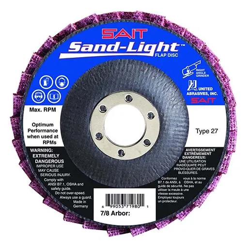 SAND-LIGHT – SAIT-LOK Non-Woven Flap Disc – 5 in – Medium | 71992