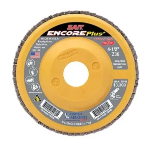SAIT – Encore Flap Disc – Medium – 60 – 4-1/2 in | 72240