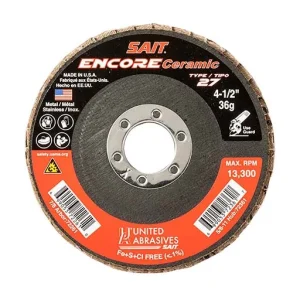 SAIT – Encore – UA Flap Disc – 36 | 72261