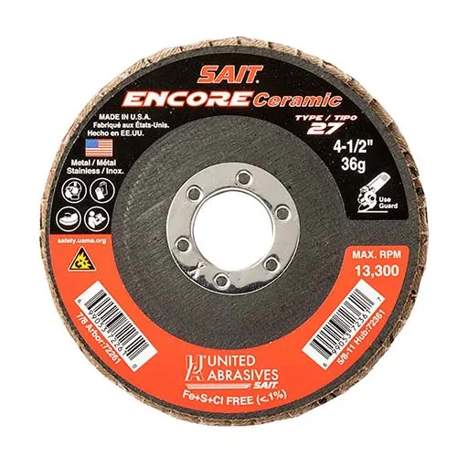 SAIT – Encore – UA Flap Disc – 36 | 72261