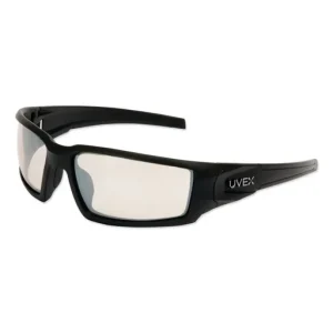UVEX HYPERSHOCK Safety Glasses – Matte Black – SCT-Reflect 50 | 763-S2943