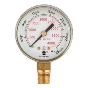 Victor Equipment GAUGE 0-600 PSI 2″GOLD TINT | 1424=0381