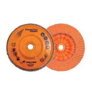 Enduro-Flex Turbo 06-A Flap Disc – 5/8-11 – Threaded Hole – Plastic | 06A452