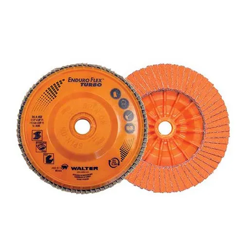 Enduro-Flex Turbo 06-A Flap Disc – 7/8 in – Arbor – 12200 RPM | 06A512