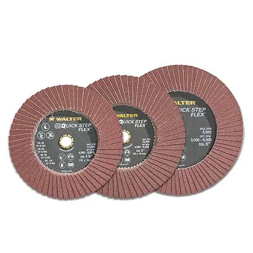 Quick-Step 07-Q Flap Disc – 4-1/2 in – Fine – 120 | 07Q462
