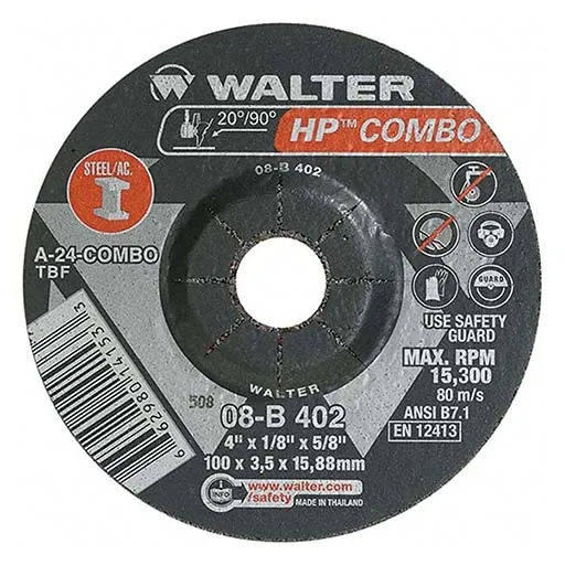 Hp Combo 08-B Depressed Center Wheel – 4 in | 08B402