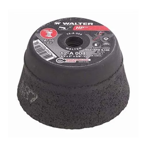 Hp 12A Cup Wheel – 4 in – 5/8-11 in – 9100 RPM | 12A004