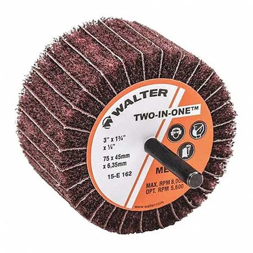 TWO-IN-ONE Flap Wheel – Medium – 3 in – 150 | 15E162