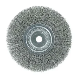 Weiler Wire Wheel – Crimped – 8 in – 3/4 in – 0.014 in – Steel | 01178