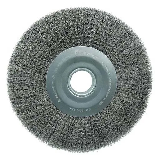 Weiler Wire Wheel – Crimped – 12 in – 2 in – 0.014 in – Steel | 03230