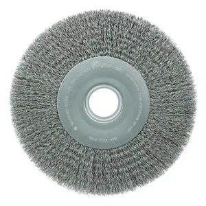 Weiler Wire Wheel – Crimped – 12 in – 2 in – 0.02 in – Steel | 03240