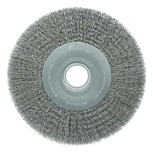 Weiler Wire Wheel – Crimped – 12 in – 2 in – 0.02 in – Steel | 03240