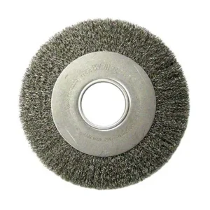 Weiler Wire Wheel – Crimped – 8 in – 2 in – 0.014 in – Steel | 06120