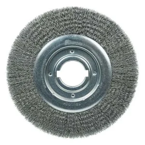 Weiler Wire Wheel – Crimped – 10 in – 2 in – 0.014 in – Steel | 06160