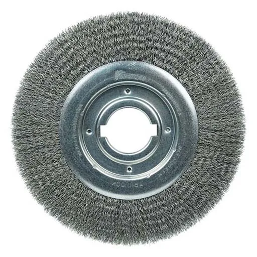 Weiler Wire Wheel – Crimped – 10 in – 2 in – 0.014 in – Steel | 06160