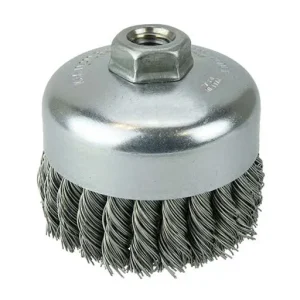 Tiger Single Row Knot Wire Cup Brush – 4 in – 0.023 in – 1-1/4 in | 12206