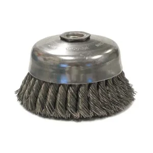 Tiger Single Row Knot Wire Cup Brush – 5 in – 0.023 in – 1-3/8 in | 12276