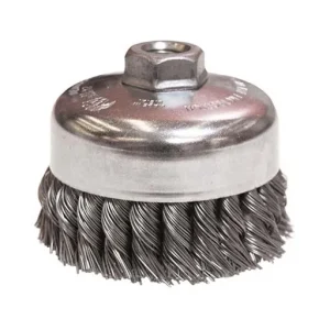 Tiger Single Row Knot Wire Cup Brush – 4 in – 0.023 in – 1-1/4 in | 12316