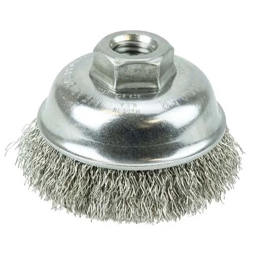 Tiger Cup Brush – Crimped – 3-1/2 in – 0.014 in | 13188