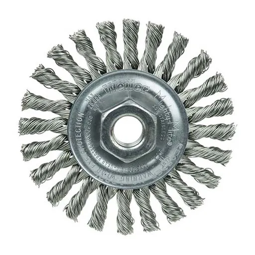 Weiler Wire Wheel Brush – 4 in | 13276