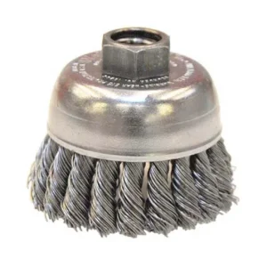 Tiger Single Row Knot Wire Cup Brush – 2-3/4 in – 0.02 in – 1 in | 13286