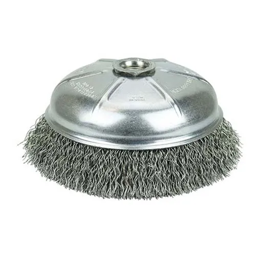Tiger Cup Brush – Crimped – 6 in – 0.02 in | 14076