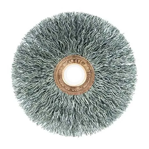 Weiler Wire Wheel – Crimped – 3 in – 3/8 in – 0.014 in – Steel | 15573