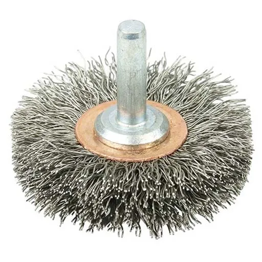 Weiler Wire Wheel – Crimped – 2 in – 1/4 in – 0.0118 in – Stainless Steel | 17611