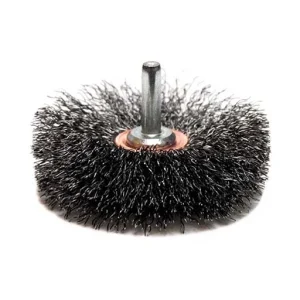 Weiler Wire Wheel – Crimped – 3 in – 1/4 in – 0.0118 in – Steel | 17616