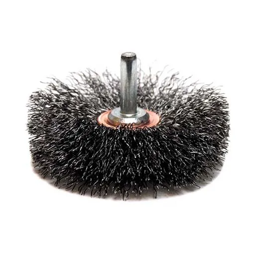 Weiler Wire Wheel – Crimped – 3 in – 1/4 in – 0.0118 in – Steel | 17616
