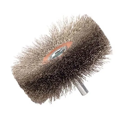 Weiler Wire Wheel – Crimped – 3 in – 1/4 in – 0.008 in – Stainless Steel | 17637