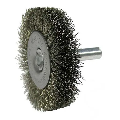 Weiler Wire Radial Wheel Brush – 0.008 in – 3/8 in | 17974