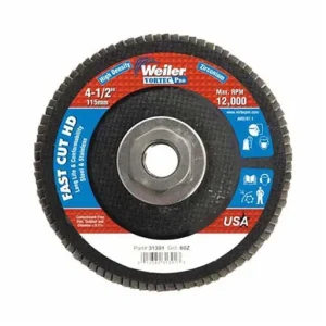 Vortec Pro Wolverine Flap Disc – 4-1/2 in – 5/8-11 in – Medium – 60 | 31391