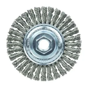 Wolverine Wire Wheel Brush – 3/16 in – Steel | 36218