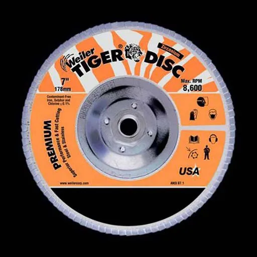 Tiger Flap Disc – Coarse – 7 in – 40 | 50543