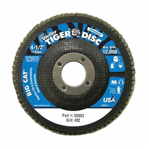 Tiger Big Cat Flap Disc – Coarse – 12000 RPM – 40 | 50803