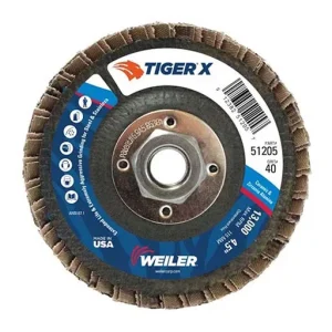 Tiger X Flap Disc – Coarse – 4-1/2 in – 40 | 51205