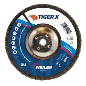 Tiger X Flap Disc – Coarse – 7 in – 40 | 51220