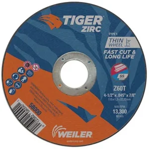 Tiger Straight Grinding Wheel – 4-1/2 in | 58000