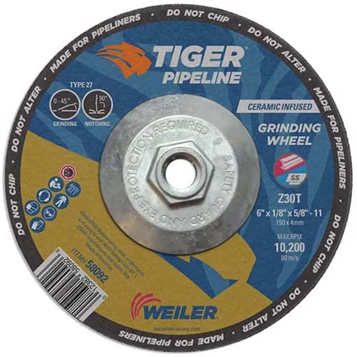Tiger Depressed Center Wheel – 6 in – 30 | 58092