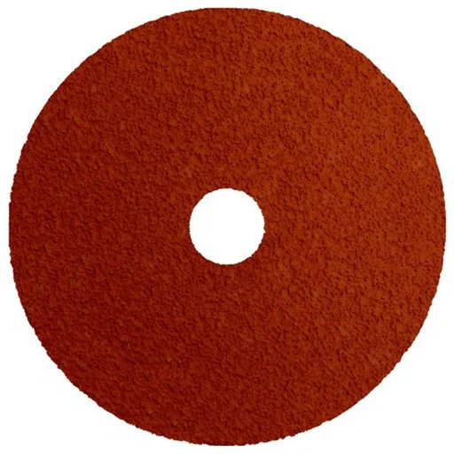 Weiler Tiger Ceramic Resin Fiber Disc, 50 Grit, 7/8″ Arbor, 5″ Diameter | 69859
