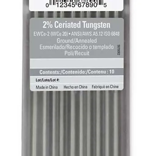 Weldcraft 2% Ceriated Tungsten | WC332X7