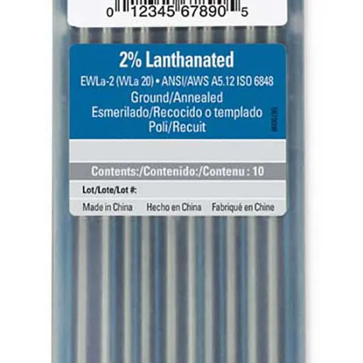 Weldcraft TUNGSTEN 2% LAN 3/32X7 | WL2332X7