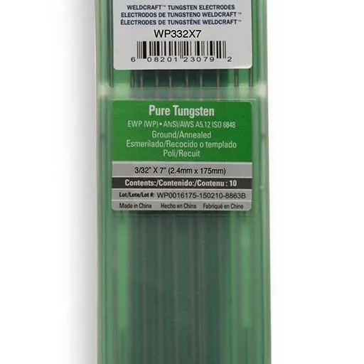 Weldcraft TUNGSTEN PURE 3/32X7 | WP332X7